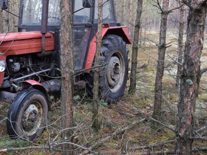 kradzież traktora, Olszyniec, Złotnik, KPP Żary