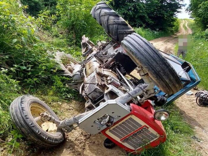 ciągnik przygniótł mężczyznę, Wąwolnica, powiat puławski,  Ewa Rejn-Kozak