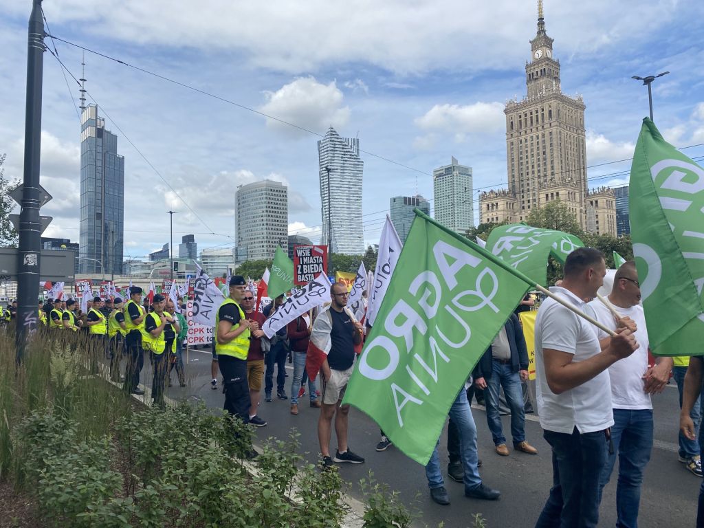 Michał Kołodziejczak, agrounia, protesty rolników, Warszawa