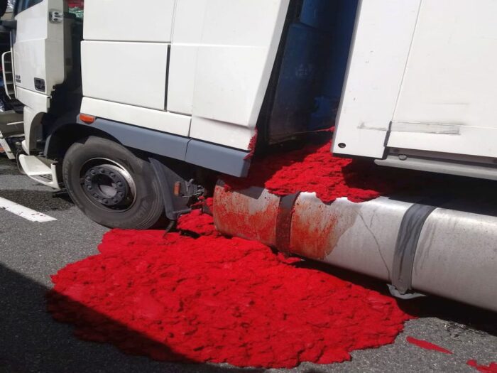 przecier pomidorowy, zderzenie ciężarówek, autostrada A4, Michałów, Marek Zagórski