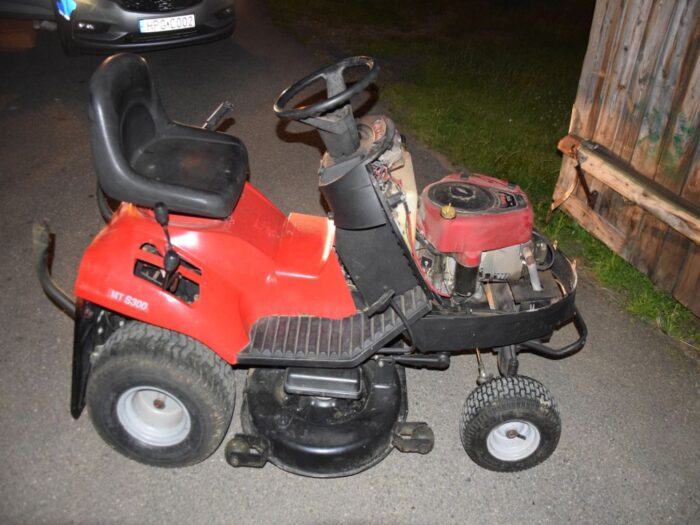 traktorek ogrodowy, Lichwin, powiat tarnowski, KMP Tarnów