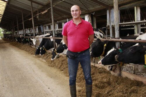 produkcja mleka, sprzedaż krów pierwiastek, Wonieść, deszczownia, modernizacja obór,