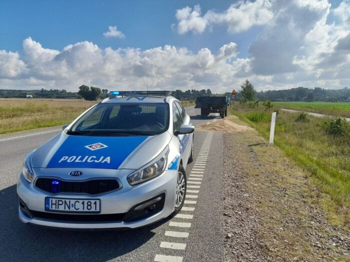 policja, wypadek, kolizja
