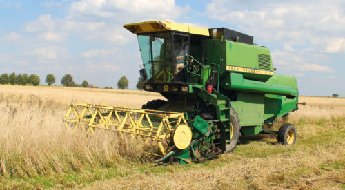 zbiór traw nasiennych, kombajn zbożowy, RPT, Rolniczy Przegląd Techniczny