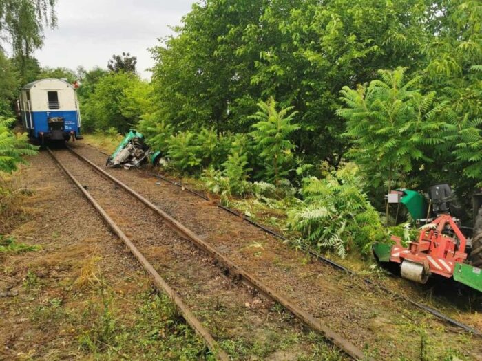 zderzenie traktora z pociągiem, Kazimierzów, powiat rawski, Agata Krawczyk
