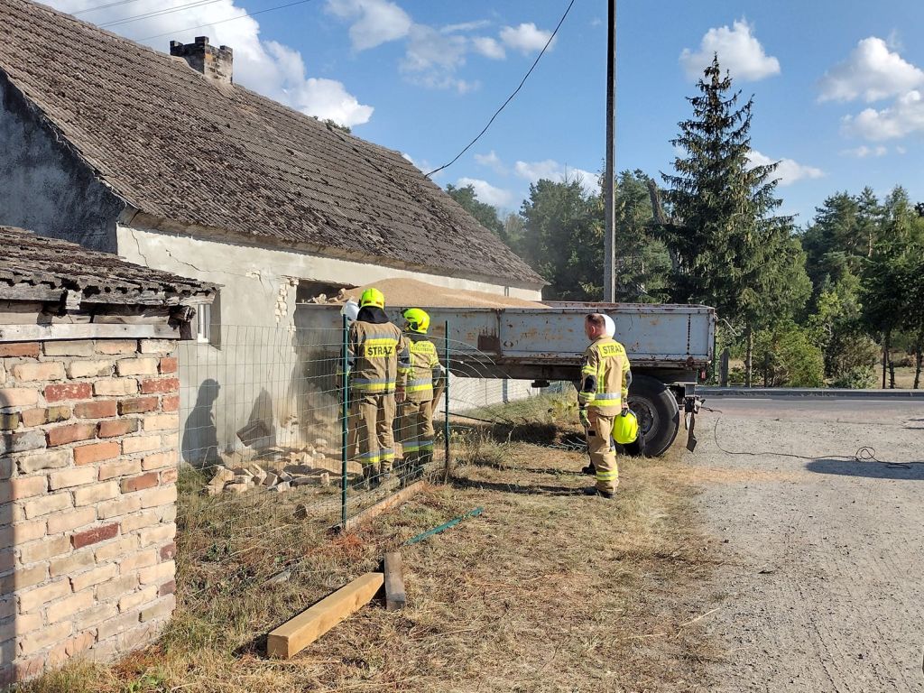 wypadek, jastrzębnik, straż pożarna