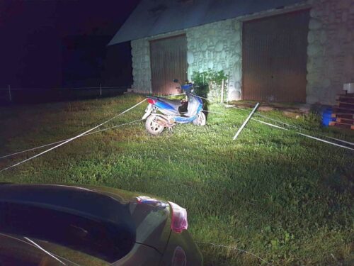 pastuch eletryczny, ucieczka przed policją, powiat nowotarski, KPP Zakopane