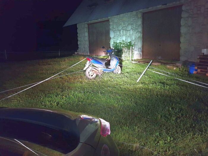 pastuch eletryczny, ucieczka przed policją, powiat nowotarski, KPP Zakopane