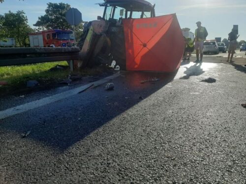 wypadki z udziałem ciągników rolniczych, Juszczyn, Kadłub, powiat średzki, Karol Dudziak