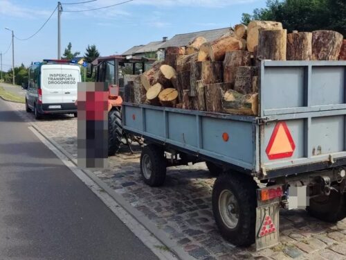 kontrole drogowe transoortów rolniczych, transport wapna nawozowego, ITD