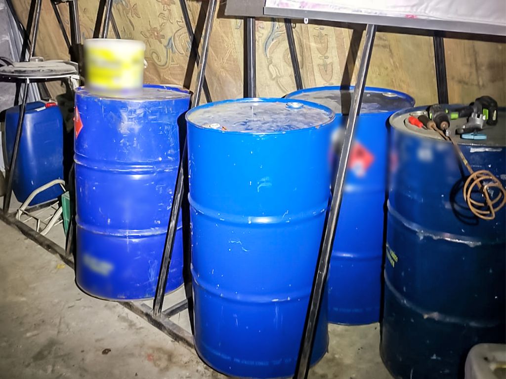 produkcja narkotyków w gospodarstwie, Piotrków Trybunalski, CBŚP