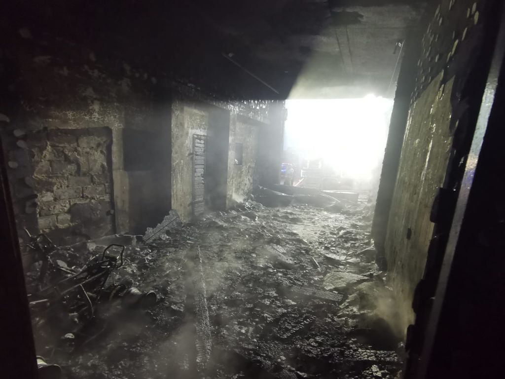 pożary w gospodarstwach, Tropiszów, JRG4Kraków, OSP Pobiednik Mały
