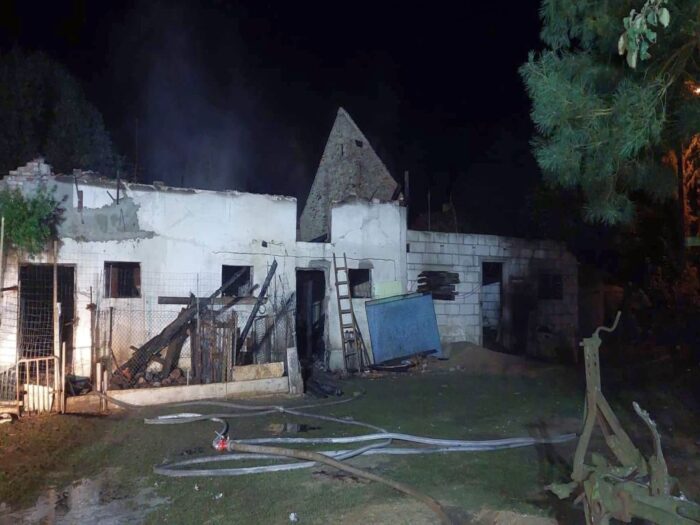 Kurczaki zginęły w pożarze, pożary w gospodarstwach, Dobra Wola, powiat ełcki