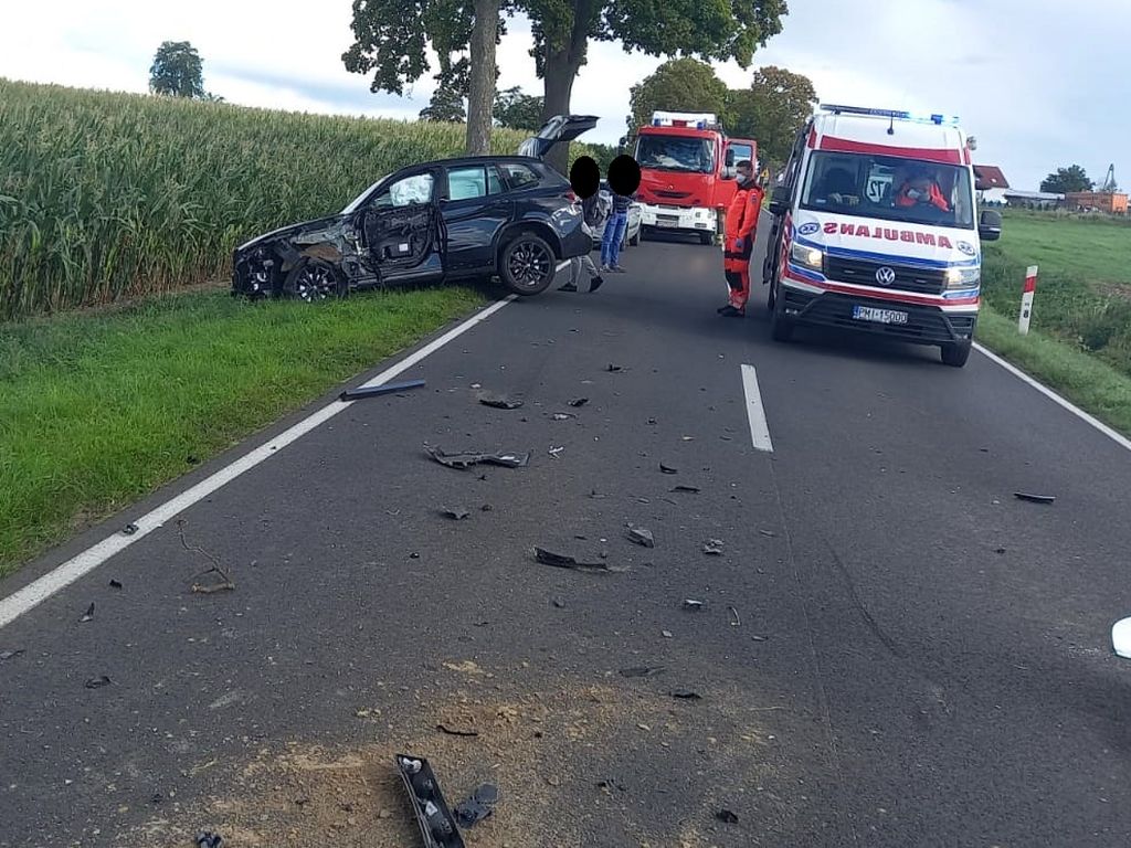 wypadki z udziałem ciągników rolniczych, Kłodzisko, Łukasz Kawka, Sandra Chuda, KP PSP Szamotuły