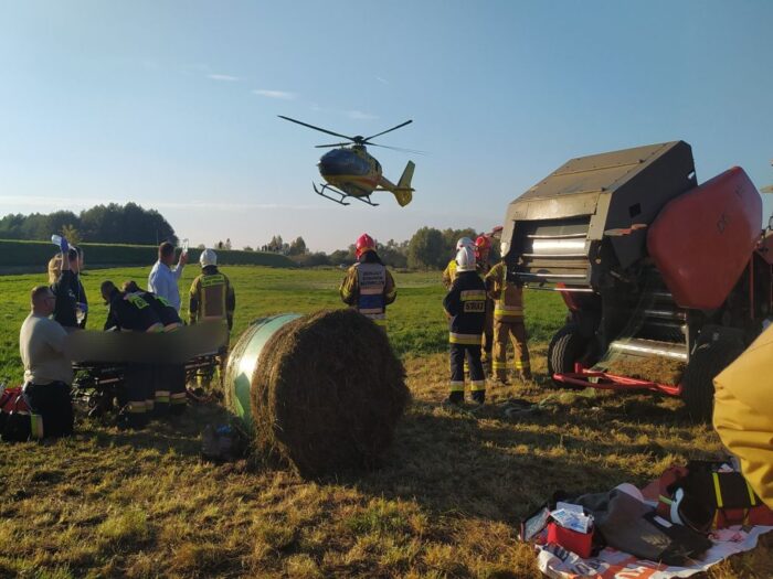 Prasa wciągnęła mężczyznę, Lubstówek, powiat koniński, Sebastian Wiśniewski