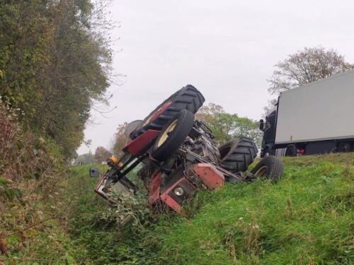 pijani traktorzyści, Maja Piwowarska, KPP we Wschowie, droga krajowa nr 12