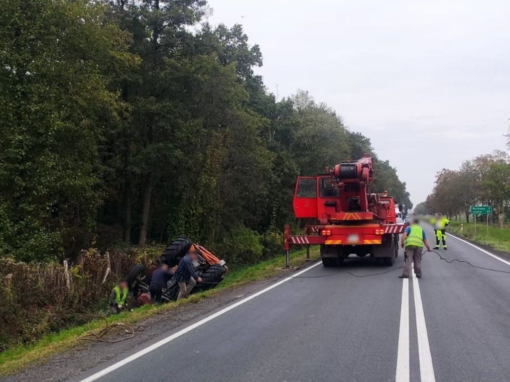 pijani traktorzyści, Maja Piwowarska, KPP we Wschowie, droga krajowa nr 12