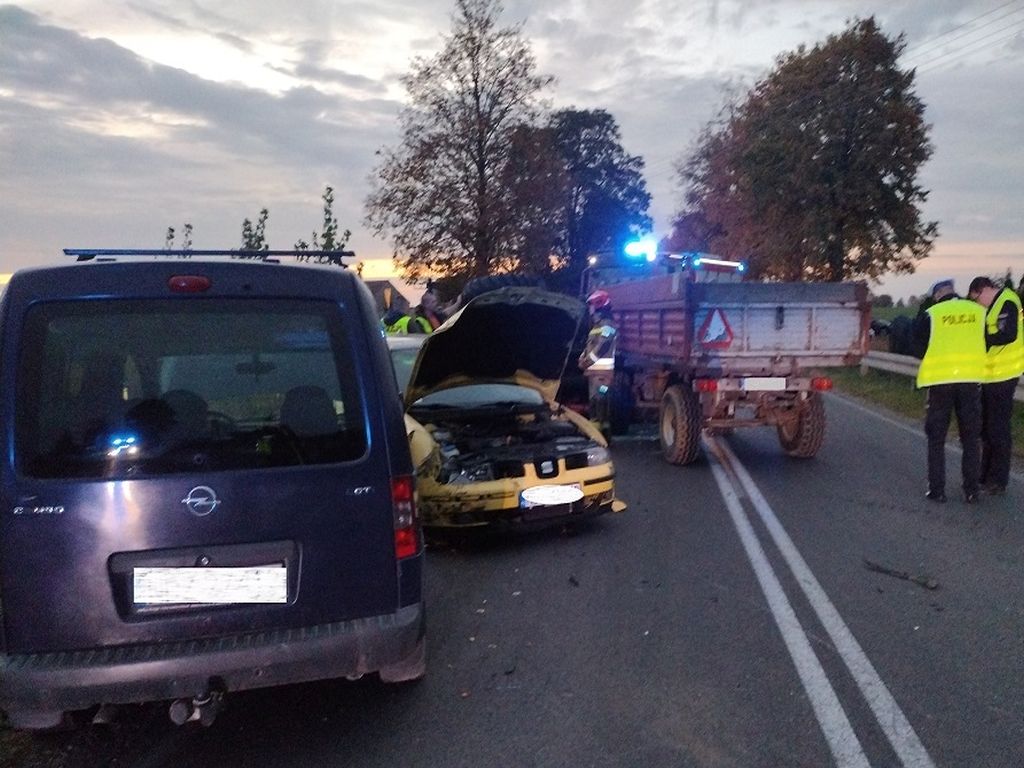wypadki z udziałem ciągników rolniczych, Narzym Kolonia, gmina Iłowo-Osada, powiat działdowski