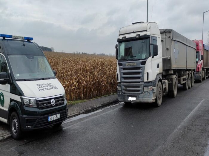 transport buraków, Kaszewy,Sierpc, WITD Radom, WITD Łódź