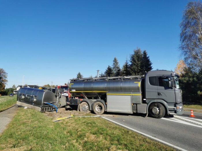 transport mleka, osady z przetwórstwa produktów roślinnych, Wiśniówka, Siemianice, powiat kępiński