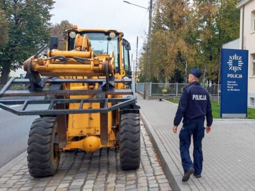 kradzież łądowarki, Wschowa, Maja Piwowarska, KPP Wschowa