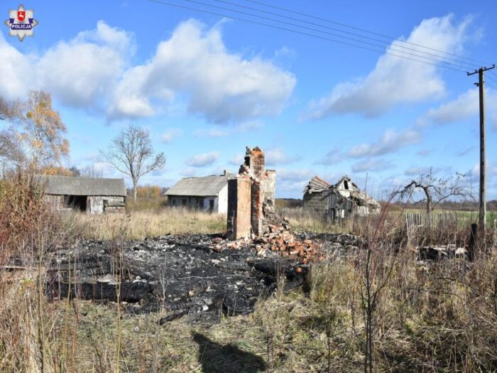 podpalenia domów i stodoły, powiat chełmski, OSP, Ewa Czyż, KMP Chełm