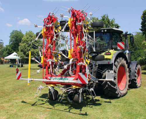 maszyny zielonkowe Pöttinger, kosiarka dyskowa, zgrabiarka taśmowa, RPT, Rolniczy Przegląd Techniczny