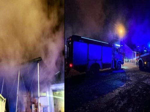 fałszywy alarm, para z suszenia zbóż, Osiny, powiat puławski