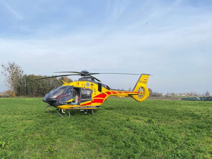 traktor przejechał mężczyznę, Radziechowice Drugie, powiat radomszczański