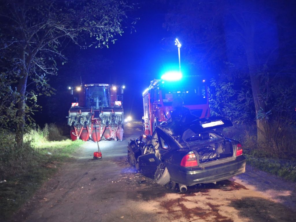wypadki z udziałem kombajnów rolniczych, Panienka, Chwałkowo Kościelne, powiat jarociński