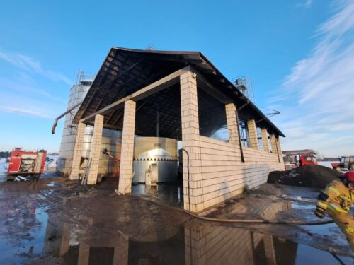 suszarnia, zboże, pożar