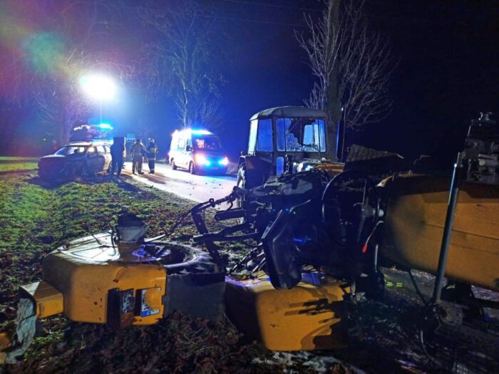 wypadki z udziałem ciągników rolniczych, Nosów, powiat bialski, Waldemar Wyskoński