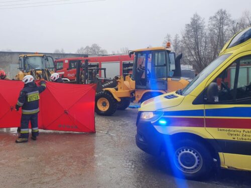 wypadek na fermie drobiu, Kleczew, powiat koniński, hodowla drobiu