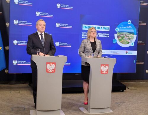 program "Energia dla wsi", Anna Moskwa, Henryk Kowalczyk, OZE na wsi, Artur Michalski