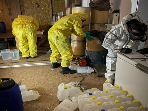 Laboratorium narkotyków w gospodarstwie, powiat opolski, CBŚP, Prokuratuta Krajowa