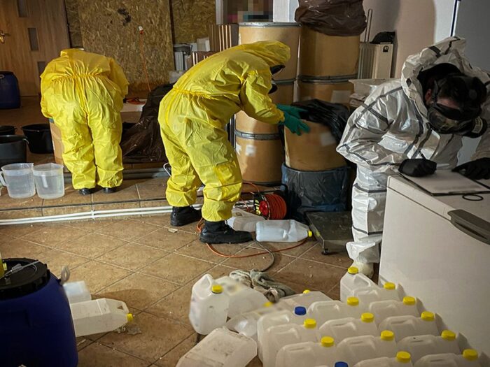 Laboratorium narkotyków w gospodarstwie, powiat opolski, CBŚP, Prokuratuta Krajowa