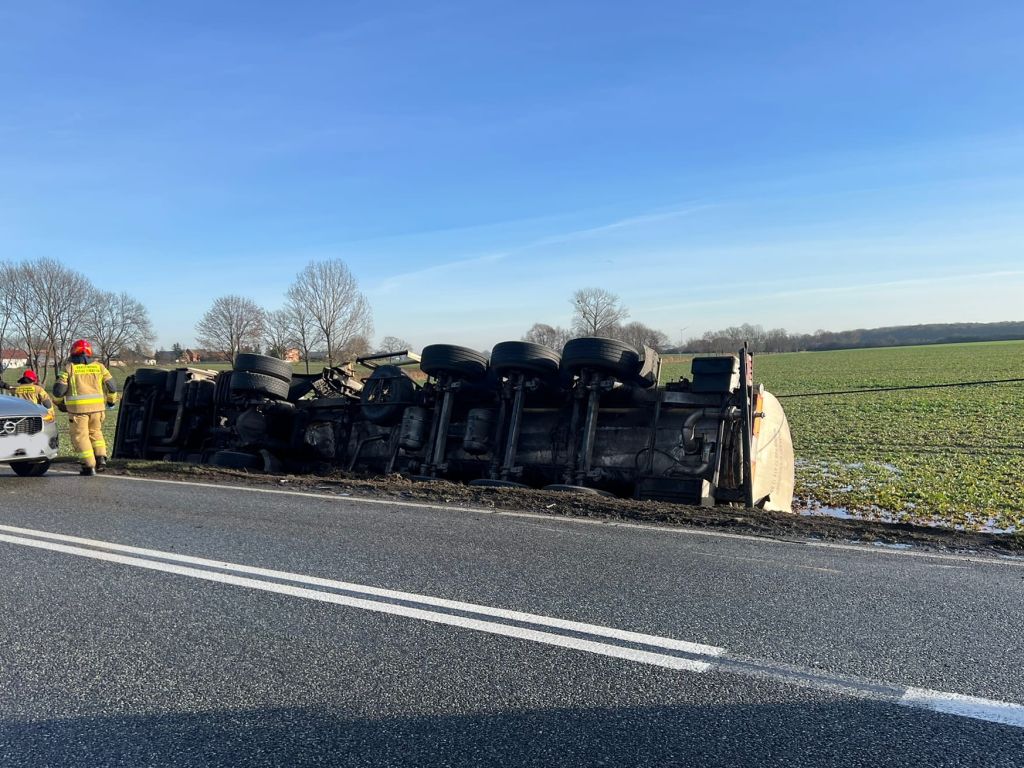 transport melasy, Iglowice, powiat namysłowski, KP PSP Namysłów