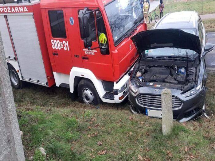 wypadek wozu OSP, Dobre, powiat radziejowski, KPP Radziejów