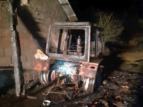 pożary w gospodarstwach, Babsk, powiat włodawski, Waśki, powiat hajnowski