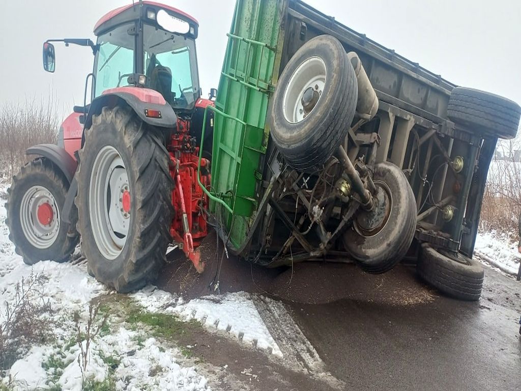 wypadek, przyczepa, rzepak