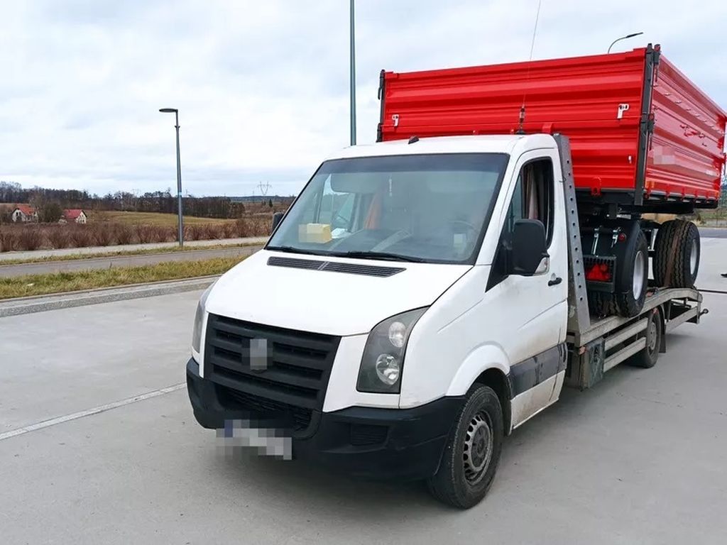 Transport przyczepy rolniczej, WITD Olsztyn, obwodnica Olsztyna