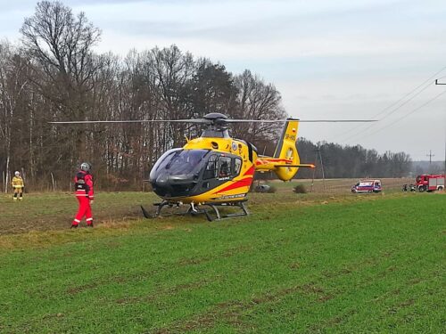 prace gospodarskie, wypadki w gospodarstwach, Helenowo, powiat łukowski