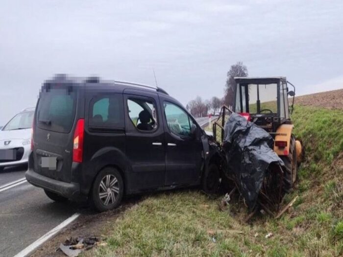 wypadki z udziałem ciągników rolniczych, Osieczna, Wonowicd, powiat leszczyński