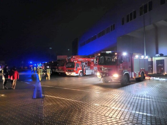 pożar w piekarni, Małopole, KP PSP Wołomin, Kompania Gaśnicza SIEDLCE