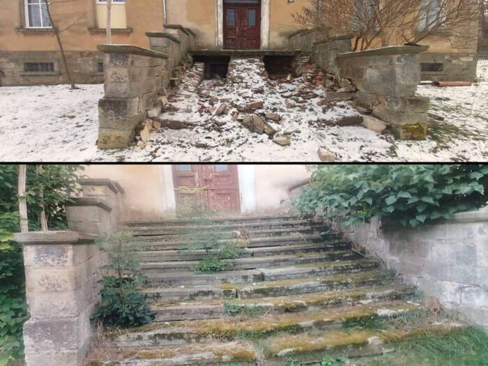 kradzież schodów, Rząśnik, gmina Świerzawa, Wioletta Wojtasik,Paweł Kisowski