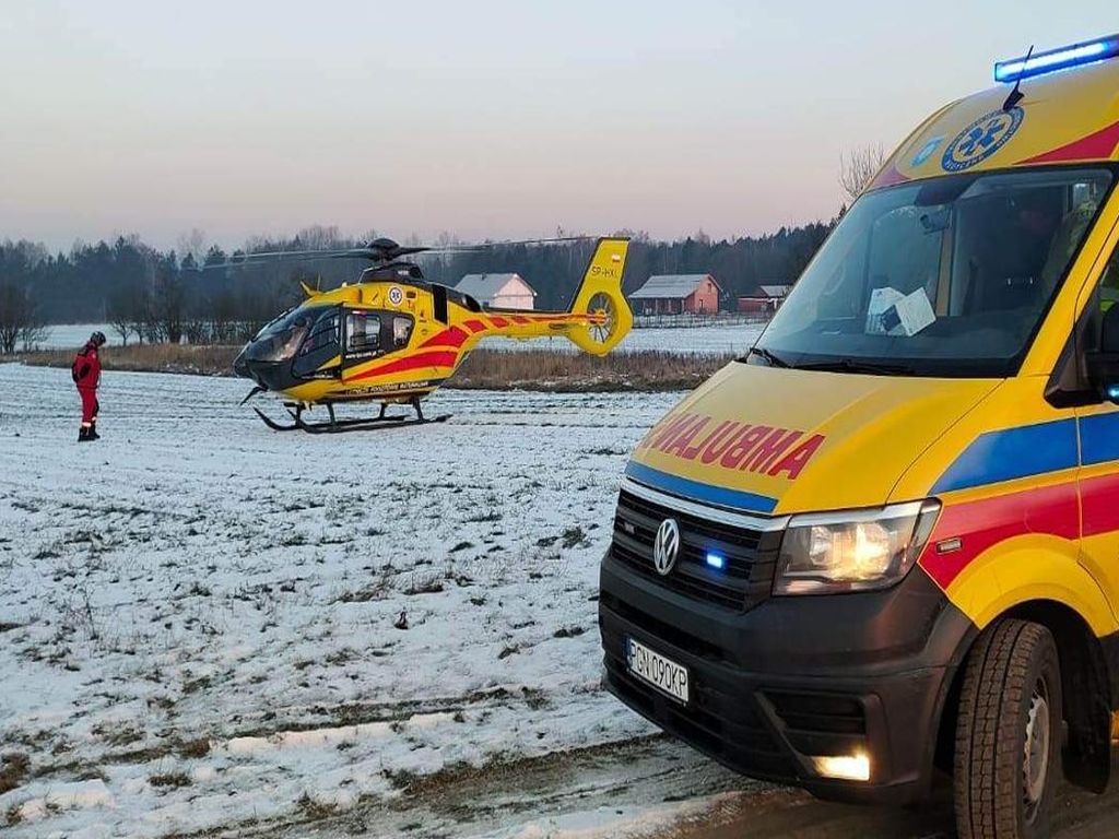 Mężczyzna porażony prądem w gospodarstwie, Wilków-Kolonia, powiat oopolski, Edyta Żur