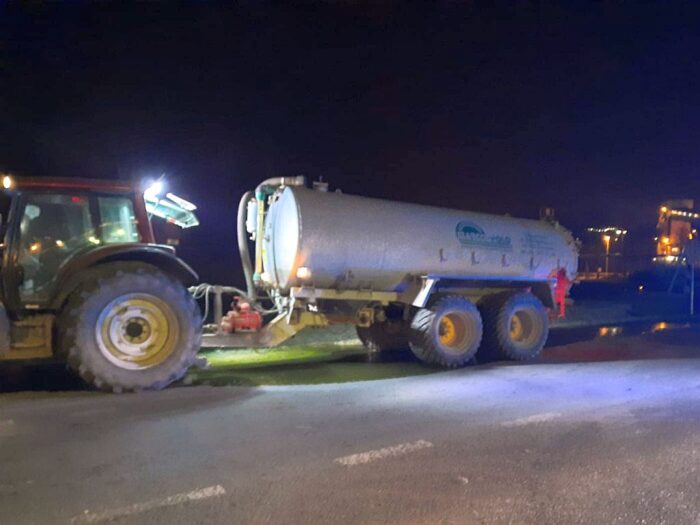 kp psp łęczna, bogdanka, wypadek ciągnik, lubelszczyzna