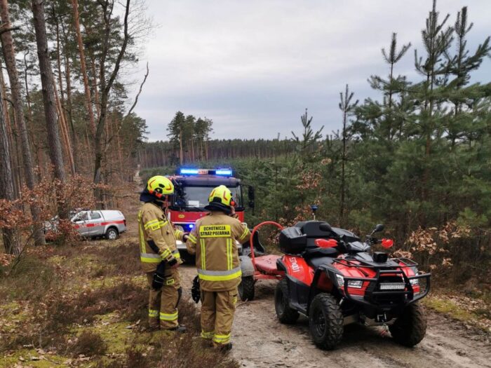 wypadek w lesie, upadek z wozu, kpp ropczyce, blizna