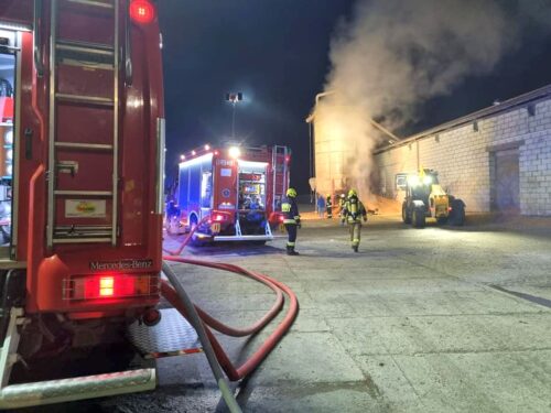 pożar suszarni, pożar kukurydzy, suszenie kukurydzy, siemoń