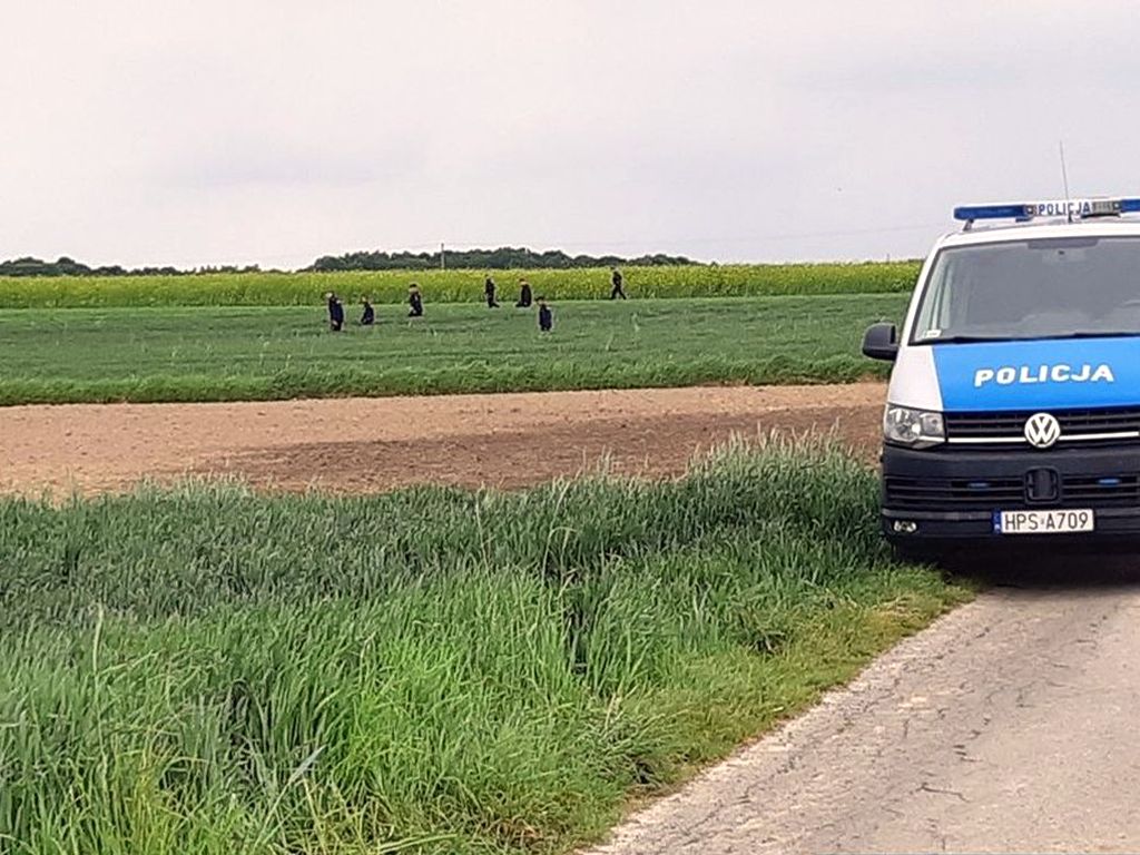 kpp płońsk, ciało na polu, szczątki na polu, wola, potok górny